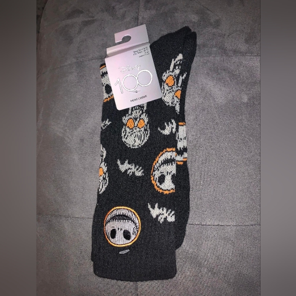 Disney 100 NBC Jack Mens Crew Sock 10-13
